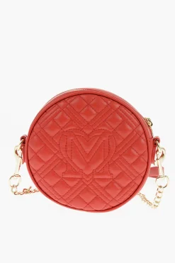 LOVE Borsa Rotonda a Tracolla con Tasca a Forma di Cuore>Moschino Discount
