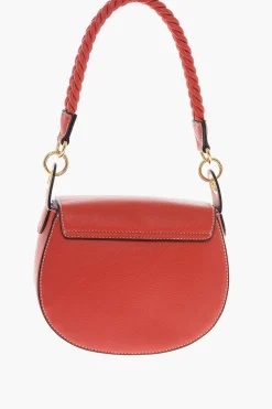 LOVE Borsa Saddle in Ecopelle con Dettagli Intrecciati>Moschino New