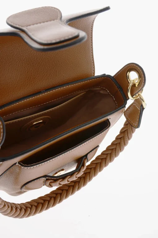 LOVE Borsa Saddle in Ecopelle con Dettagli Intrecciati>Moschino Sale