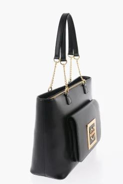 LOVE Borsa Tote in Ecopelle con Dettagli Dorati>Moschino Online