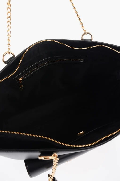 LOVE Borsa Tote in Ecopelle con Dettagli Dorati>Moschino Online