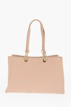 LOVE Borsa Tote in Ecopelle con Cuore Dorato></noscript>Moschino Clearance