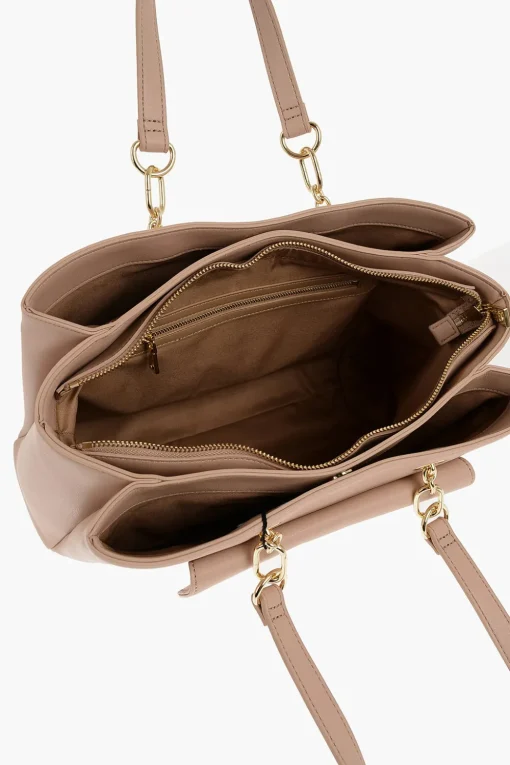 LOVE Borsa Tote in Ecopelle con Cuore Dorato>Moschino Clearance