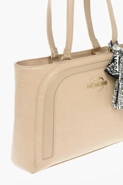 Clearance LOVE Borsa Tote in ecopelle Effetto Serpente Donna Borse A Spalla