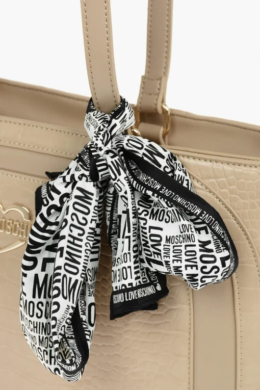 Clearance LOVE Borsa Tote in ecopelle Effetto Serpente Donna Borse A Spalla