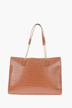 Hot LOVE Borsa Tote in Ecopelle Effetto Coccodrillo Donna Borse A Spalla