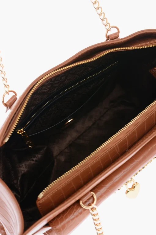 Hot LOVE Borsa Tote in Ecopelle Effetto Coccodrillo Donna Borse A Spalla