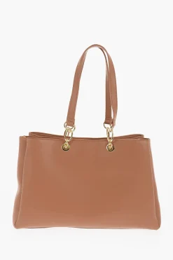 LOVE Borsa Tote in Ecopelle con Cuore Dorato></noscript>Moschino Discount