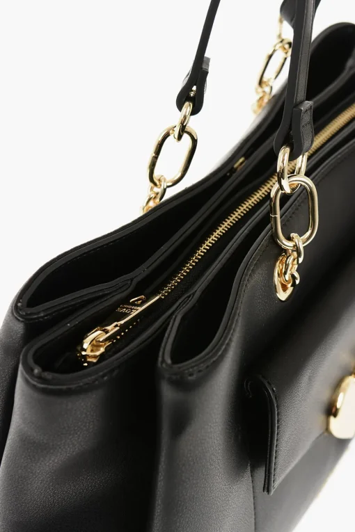 LOVE Borsa Tote in Ecopelle con Cuore Dorato>Moschino New
