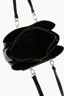 LOVE Borsa Tote in Ecopelle con Cuore Dorato></noscript>Moschino New