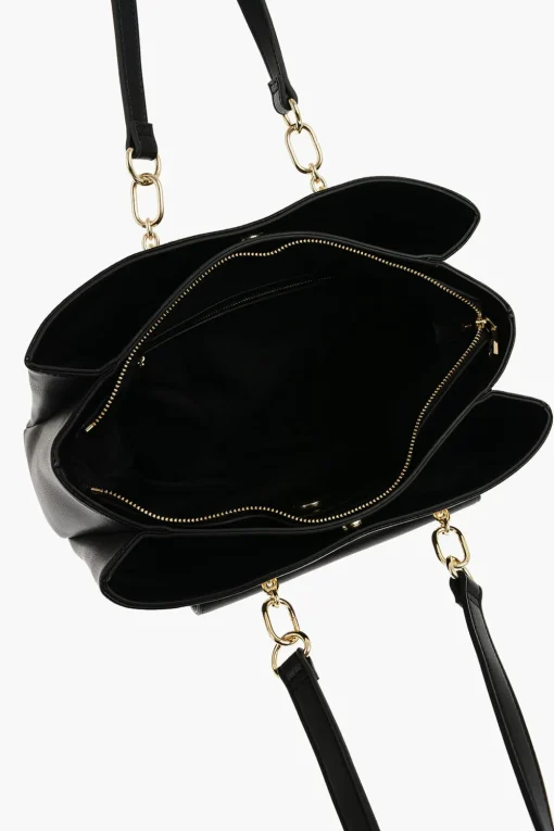 LOVE Borsa Tote in Ecopelle con Cuore Dorato>Moschino New