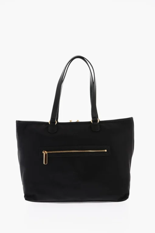 Online LOVE Borsa Tote in Nylon con Dettagli Dorati Donna Borse A Mano