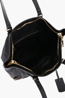 Online LOVE Borsa Tote in Nylon con Dettagli Dorati Donna Borse A Mano