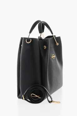 Best LOVE Borsa Tote in Pelle Vegan Con Logo Dorato Donna Borse A Mano