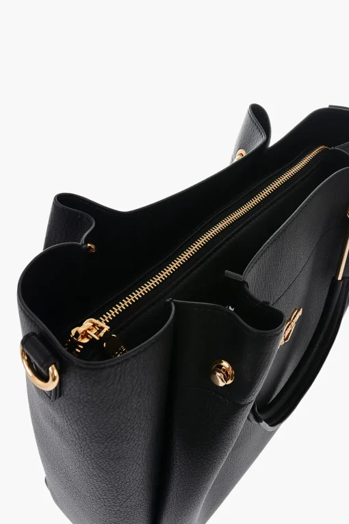 Best LOVE Borsa Tote in Pelle Vegan Con Logo Dorato Donna Borse A Mano