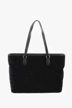 Sale LOVE Borsa Tote in Spugna ed Ecopelle con Logo in Rilievo Donna Borse A Spalla
