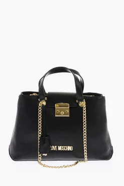 LOVE Borsa Tote LUCILLE in Ecopelle Martellata a Doppio Scomparto>Moschino Clearance