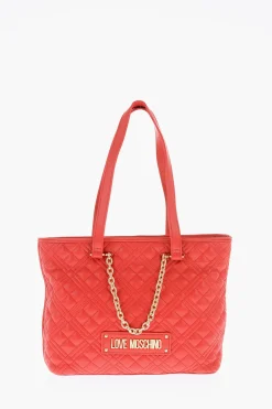 LOVE Borsa Tote Trapuntata in Ecopelle>Moschino New
