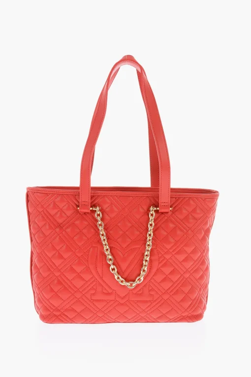 LOVE Borsa Tote Trapuntata in Ecopelle>Moschino New