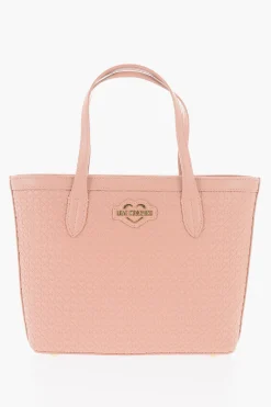 New LOVE Borsa Tote VALENTINA in Ecopelle con Cuori all-Over Donna Borse A Mano