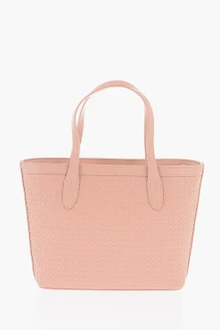New LOVE Borsa Tote VALENTINA in Ecopelle con Cuori all-Over Donna Borse A Mano
