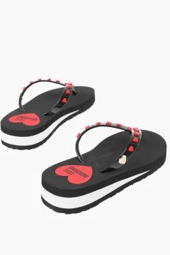 LOVE infradito EVA30 in pvc con cuoricini>Moschino Discount