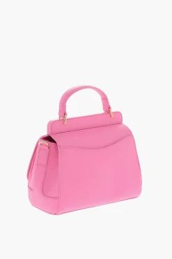 LOVE Mini Bag in Ecopelle con Maxi Placca Dorata>Moschino Fashion