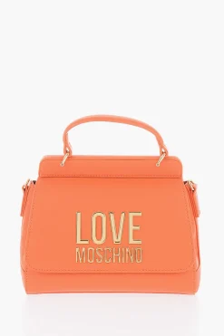 Best LOVE Mini Bag in Ecopelle con Maxi Placca Dorata Donna Borse A Spalla|Borse A Mano