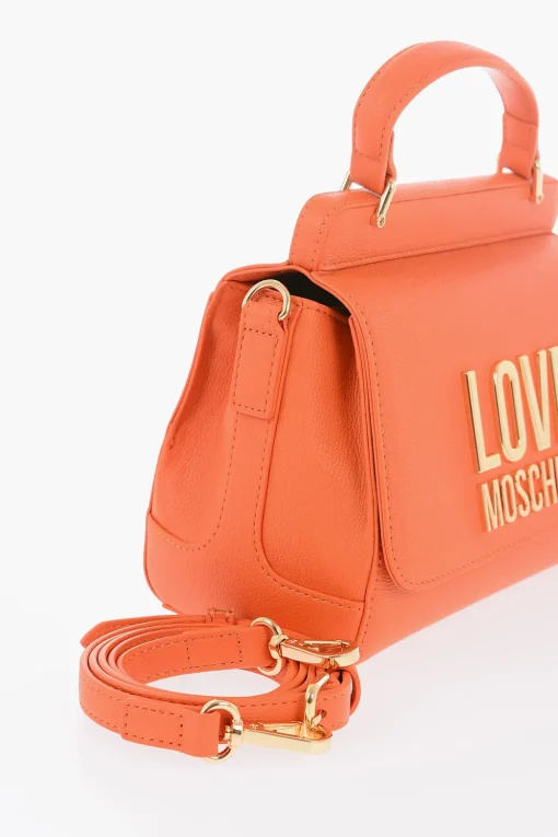 Best LOVE Mini Bag in Ecopelle con Maxi Placca Dorata Donna Borse A Spalla|Borse A Mano