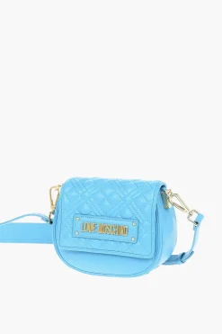 LOVE Mini Borsa a Tracolla in Pelle Vegan con Dettagli Trapuntati>Moschino Clearance