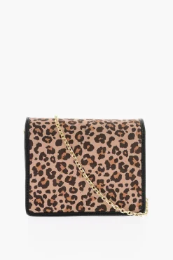 Sale LOVE Mini Borsa Saddle POLY in Ecopelle Effetto Animalier Donna Borse A Spalla
