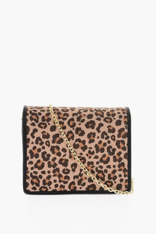 Sale LOVE Mini Borsa Saddle POLY in Ecopelle Effetto Animalier Donna Borse A Spalla