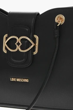 LOVE Borsa Tote in Ecopelle con Chiusura Dorata></noscript>Moschino Online