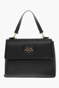 LOVE Borsa a Mano in Ecopelle Saffiano con Tracolla Removibile>Moschino Discount