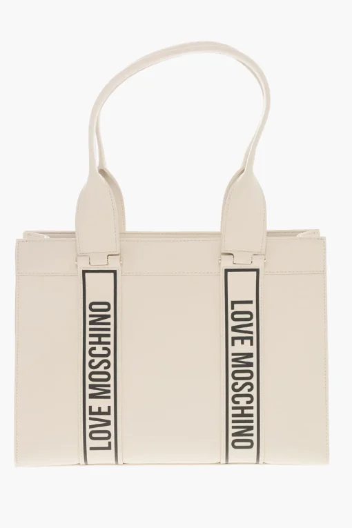 Outlet LOVE Borsa Tote in Ecopelle con Bande Loagate Donna Borse A Mano