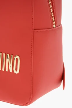 Fashion LOVE Maxi Zaino in Ecopelle con Logo in Lettering Donna Zaini