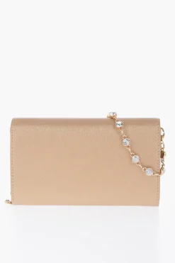Sale LOVE Portafoglio in Ecopelle Saffiano con Catena Removibile Donna Portafogli