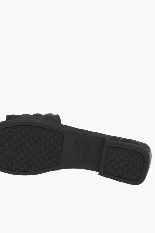 LOVE sabot KARL20 in ecopelle con cuori in rilievo>Moschino Discount
