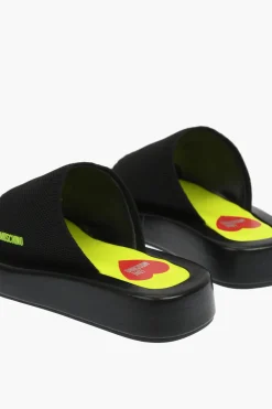 LOVE Sabot ROW30 a tinta unita con suola Fluo>Moschino Best
