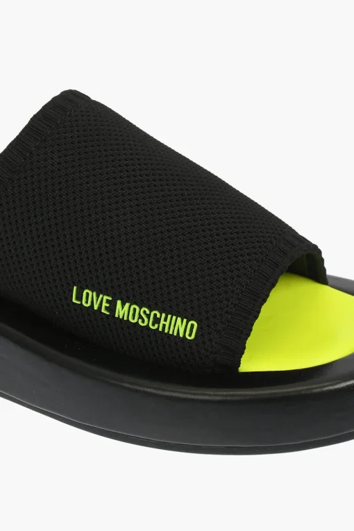 LOVE Sabot ROW30 a tinta unita con suola Fluo>Moschino Best