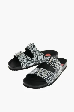 Online LOVE Sandalo Stampato in Pelle Donna Ballerine|Scarpe Basse