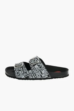 Online LOVE Sandalo Stampato in Pelle Donna Ballerine|Scarpe Basse
