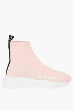 Outlet LOVE Sneakers Alte Sock GOMMA35 con Logo Donna Sneaker