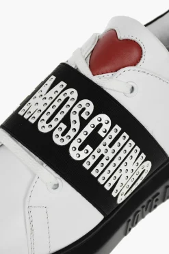 Outlet LOVE Sneakers in Pelle con Borchie Donna Sneaker