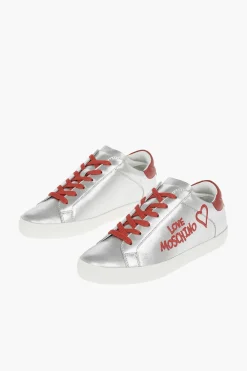 LOVE Sneakers in Pelle Laminata>Moschino New