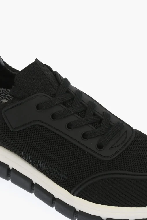 LOVE sneakers TASSEL 50 in tessuto traforato con suola track>Moschino Fashion