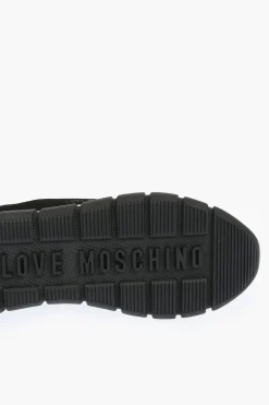 LOVE sneakers TASSEL 50 in tessuto traforato con suola track></noscript>Moschino Fashion