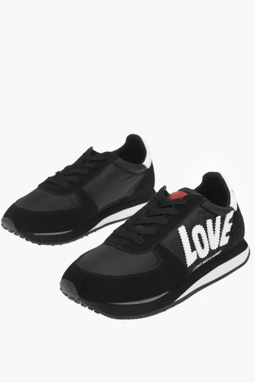 New LOVE sneakers WALK25 ricamo logo con dettagli in suede Donna Sneaker