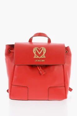 Sale LOVE Zainetto in Ecopelle con Logo Dorato Donna Zaini