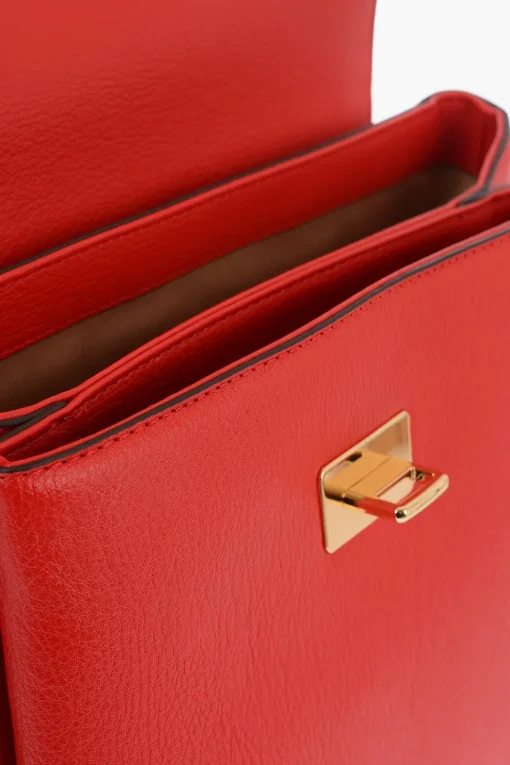 LOVE Zainetto in Ecopelle a Tinta Unita con Logo Dorato>Moschino Clearance